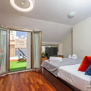 Precioso ático Con Terraza Centro Historico Appartamento Málaga